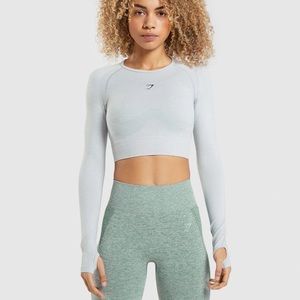 Gymshark long sleeve crop top XS